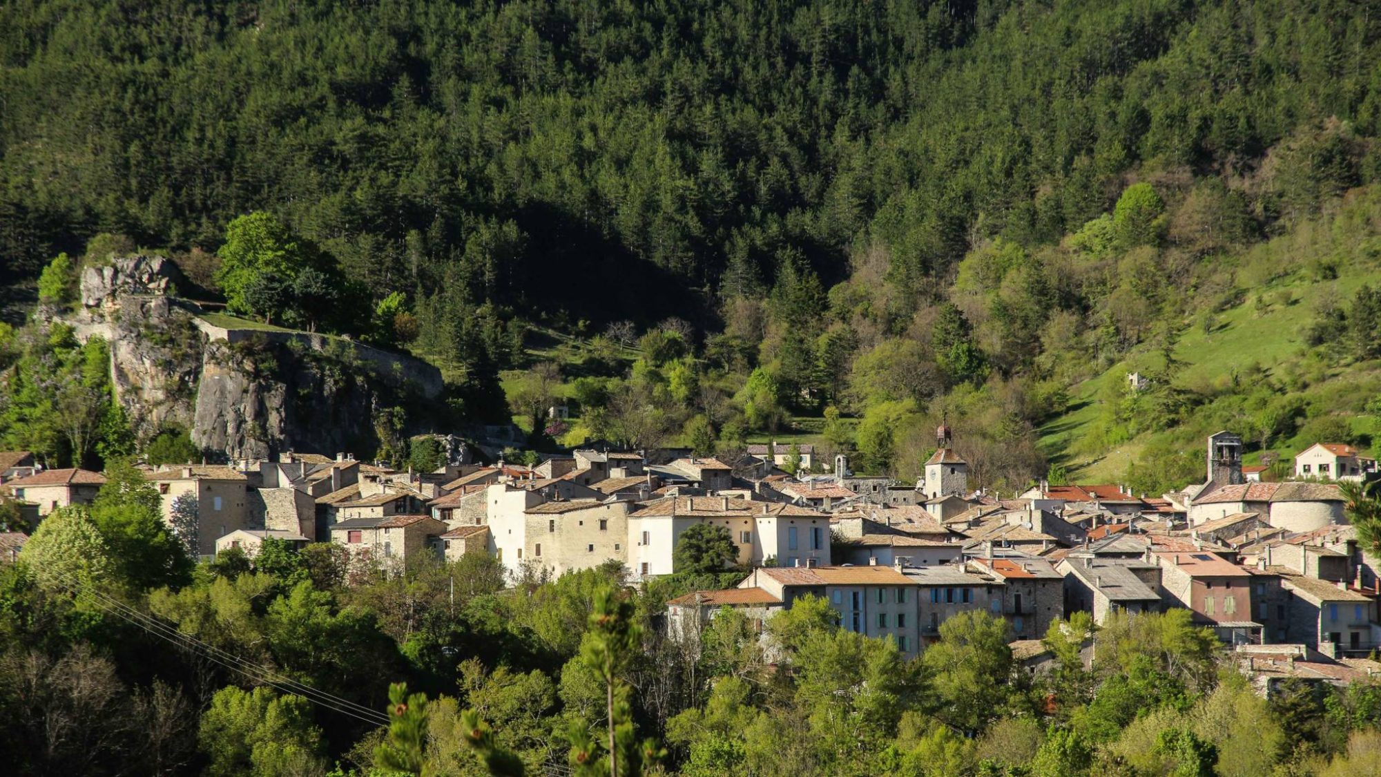 Le village de Châtillon-en-Diois