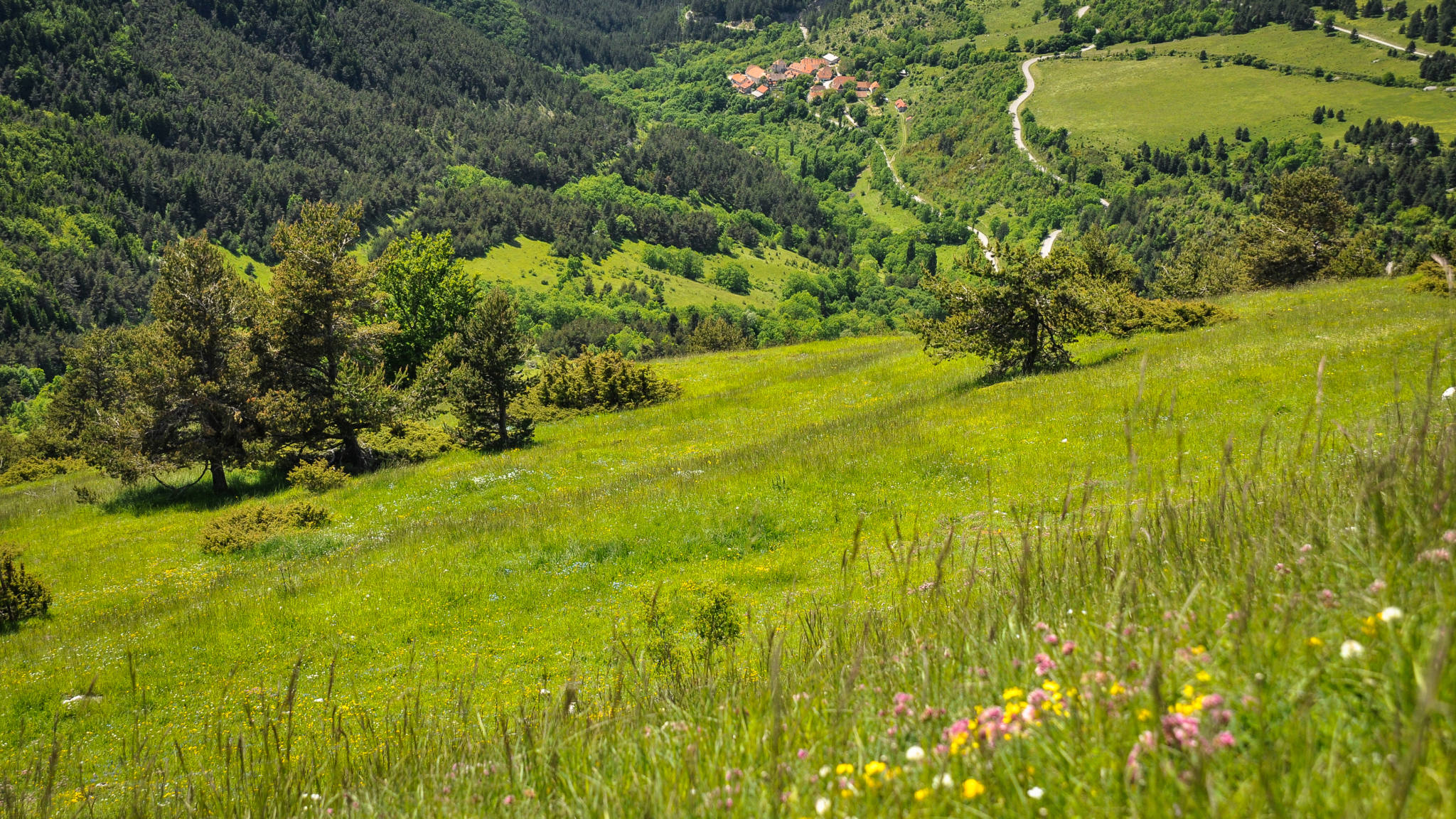 Sous le col de Grimone