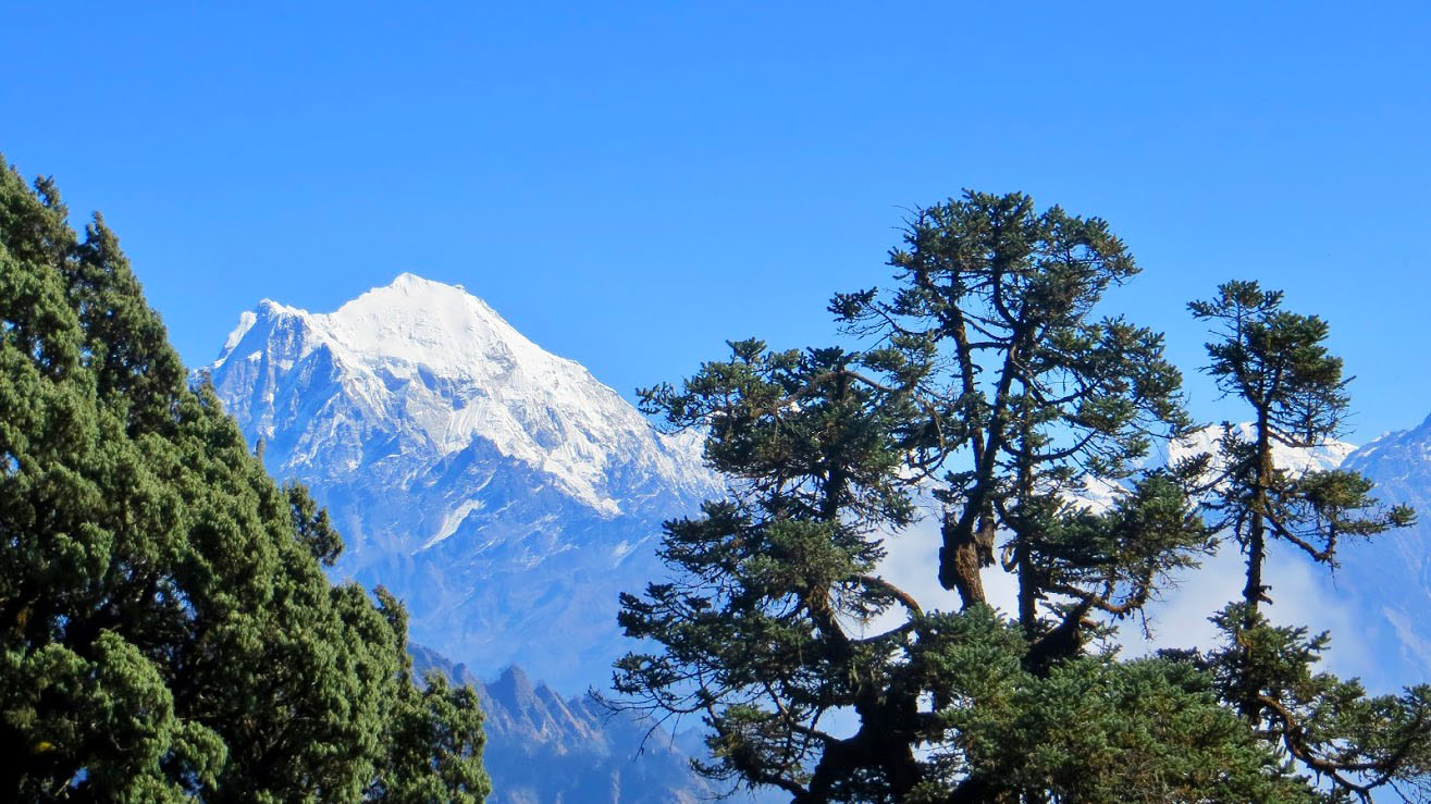 Le Langtang Lirung à 7246 m au Népal