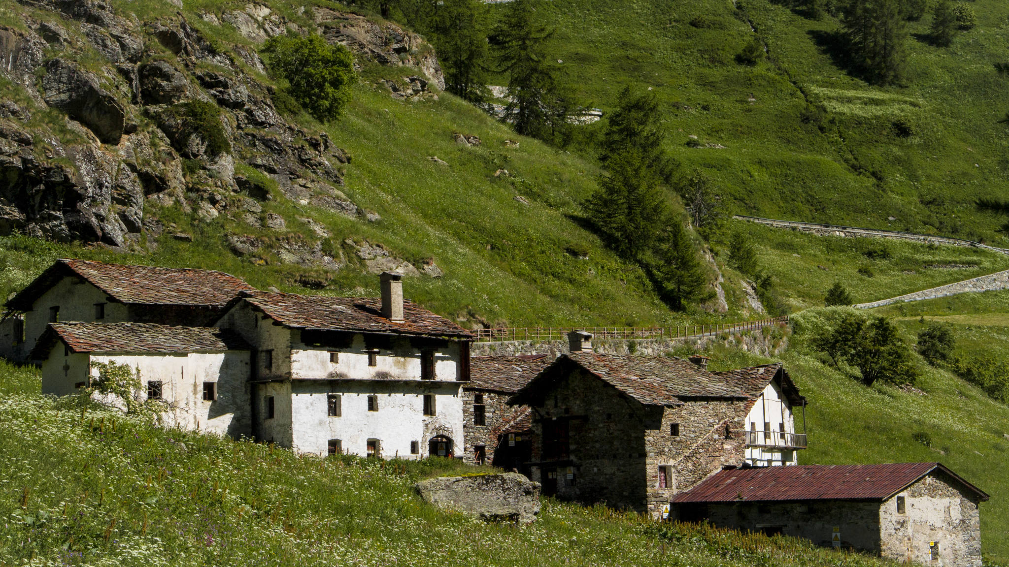 Hameau de Surier dans le Valgrisanche