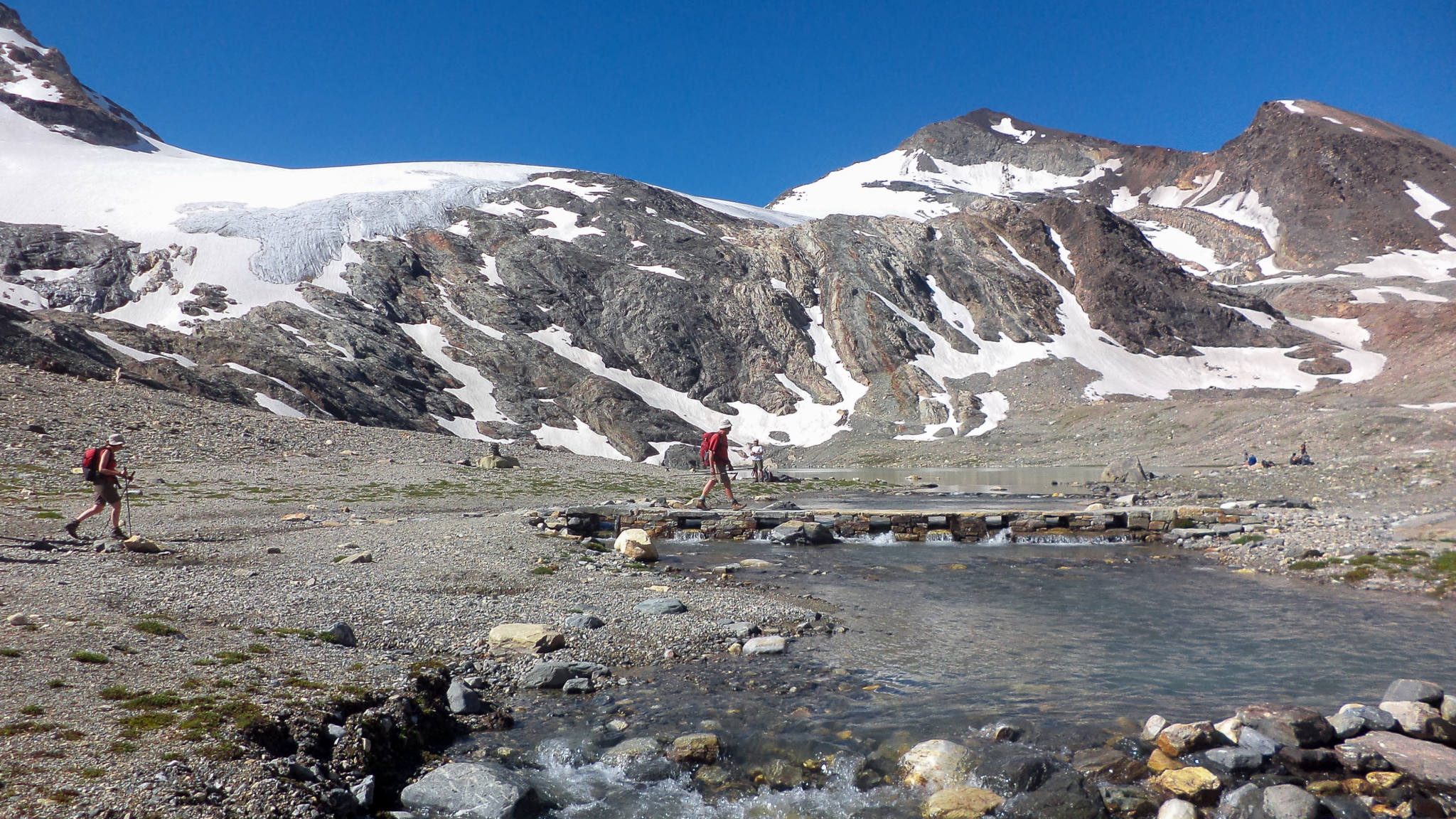 Lac Goletta et Becca de Traversière