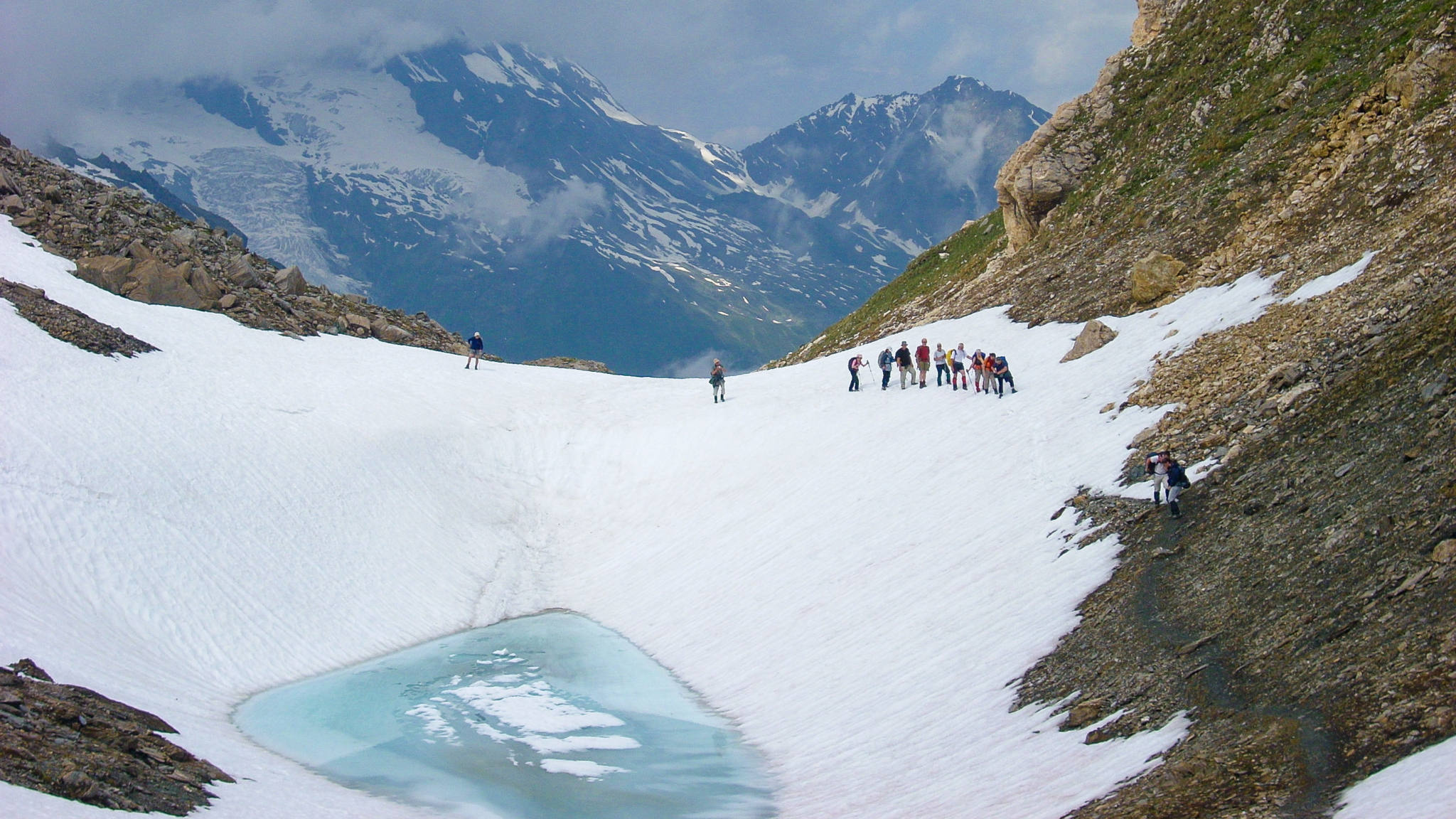 Arrivée au col du lac noir