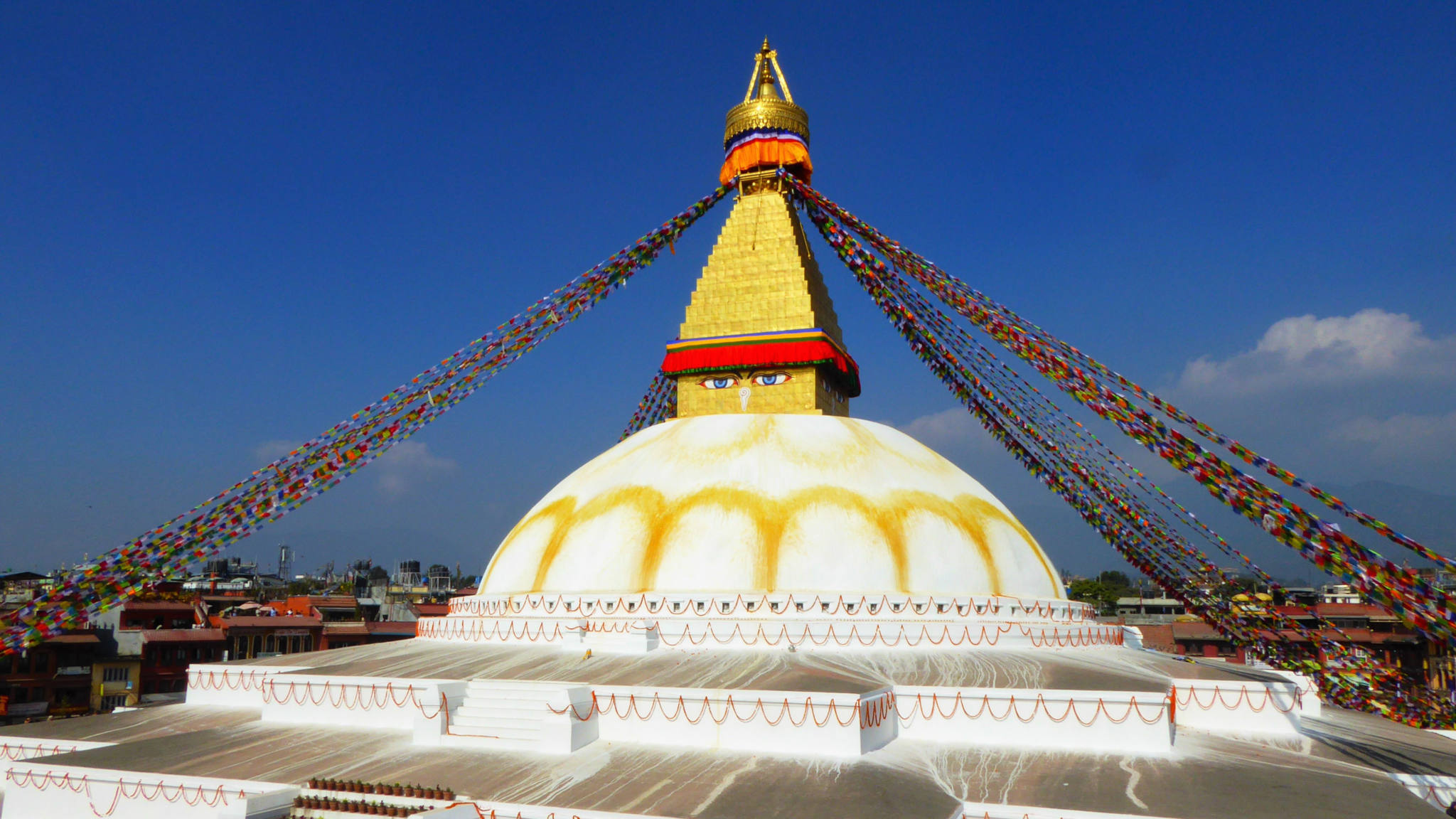 chorten dans la vallée de Kathmandu