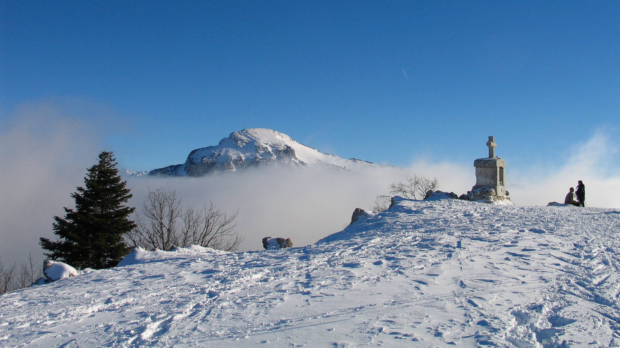 Tour de la Chartreuse en raquettes, l'oratoire d'Orgeval