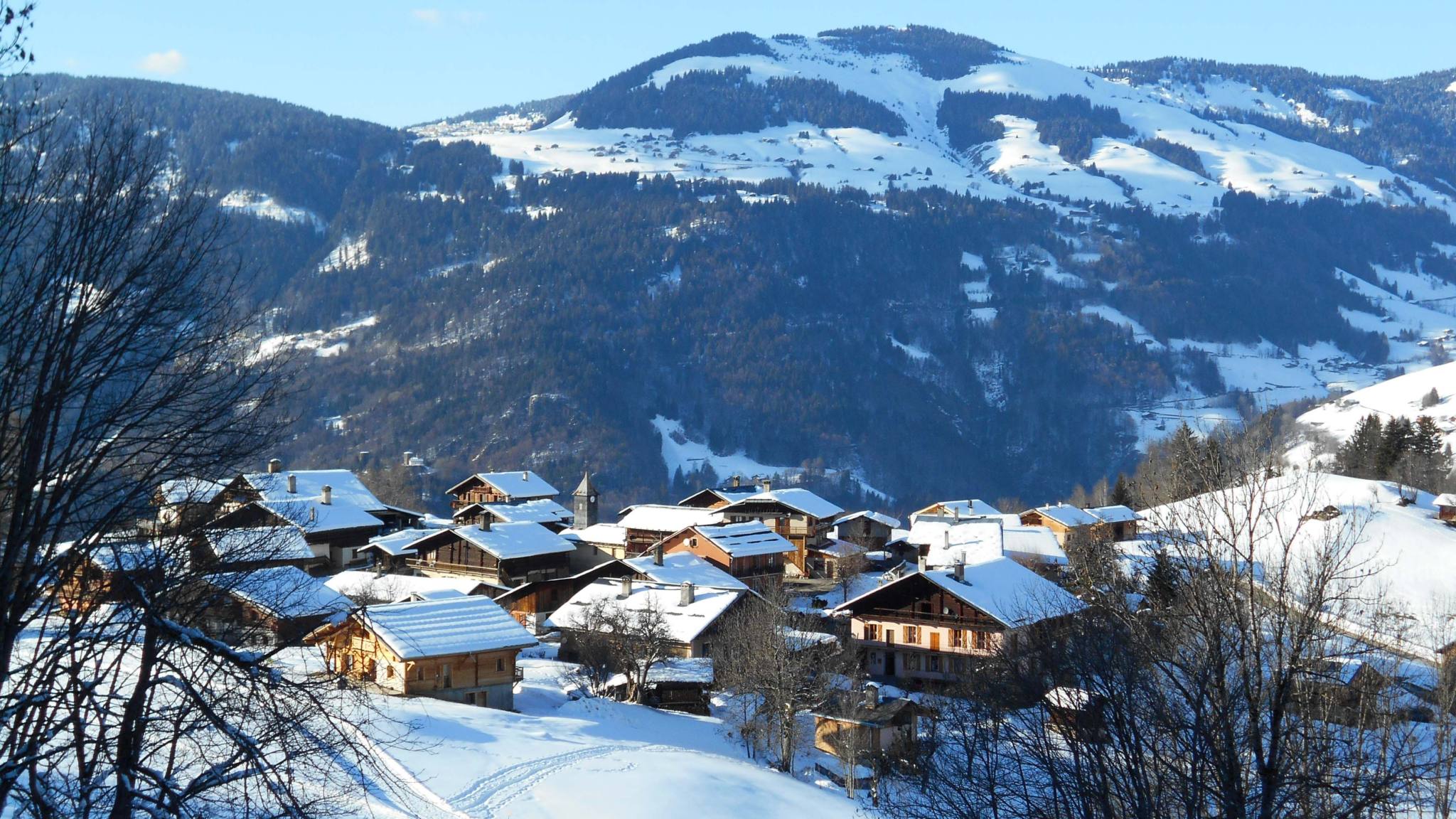 Le village du Bersend, massif du Beaufortain