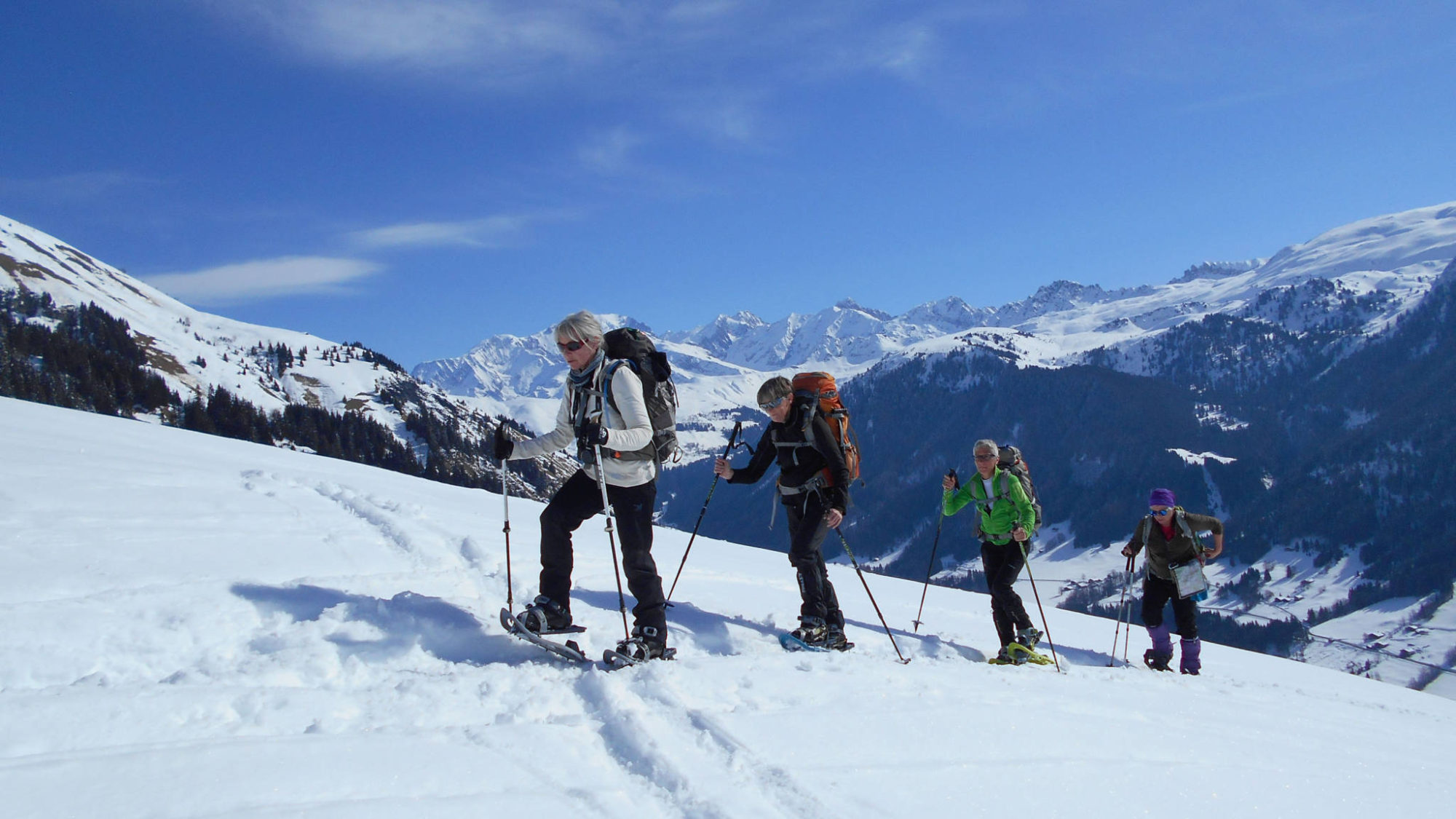 Tour en raquettes dans le Beaufortain