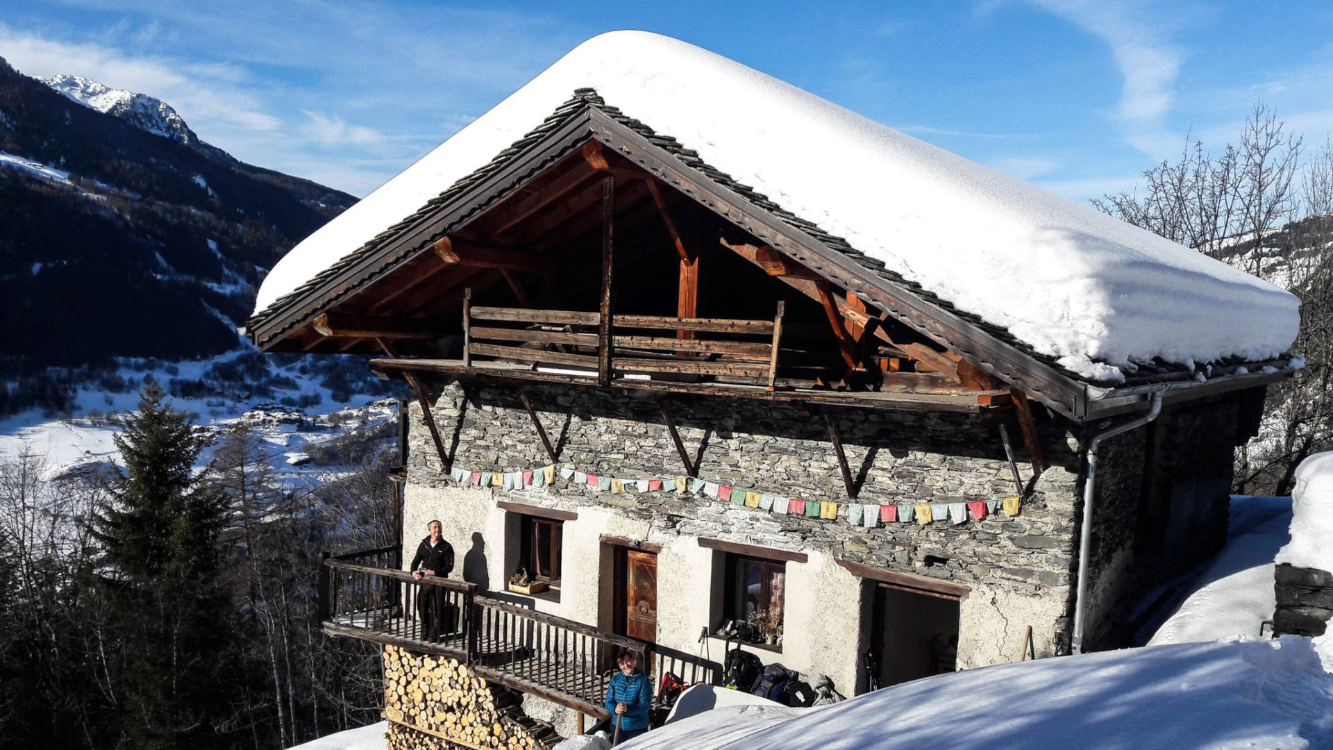Chenalet, chalet isolé de la commune de Sainte-Foy