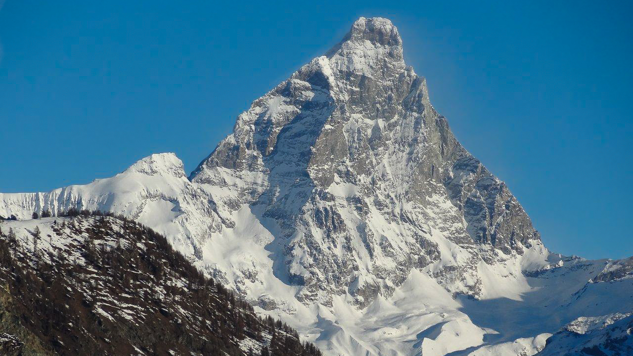 Le versant italien du Cervin, mythique sommet des Alpes !