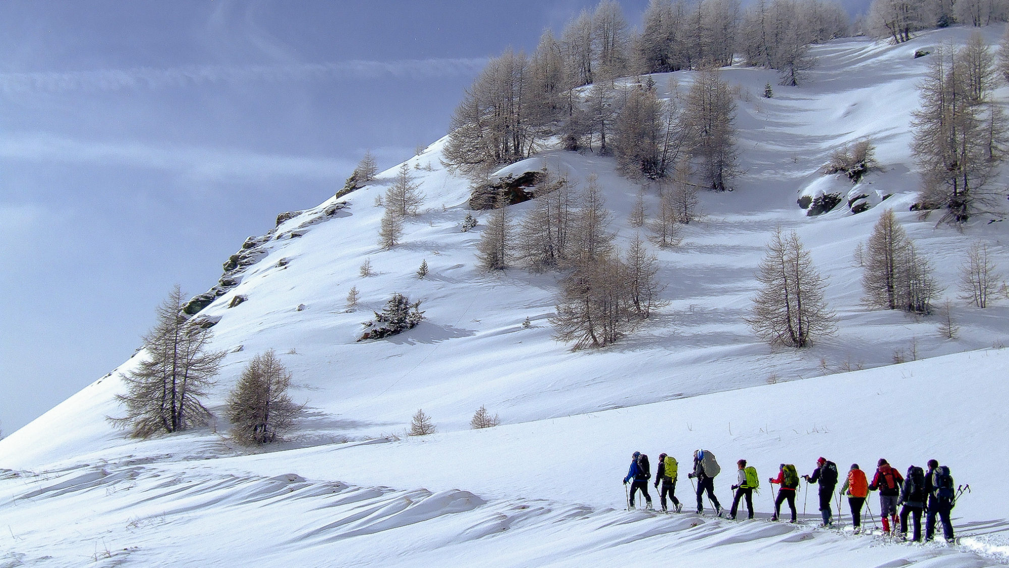 En traversant sous la pointe Oilletta