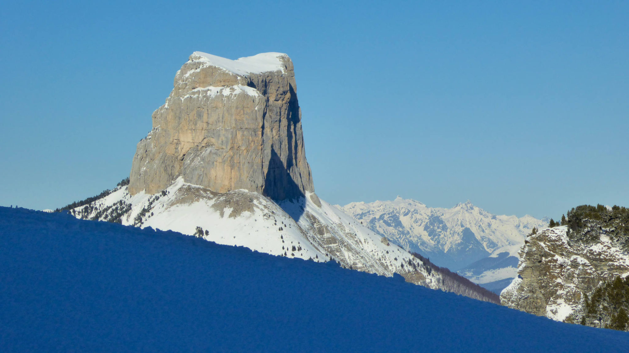 Mont-Aiguille; emblématique du Vercors...