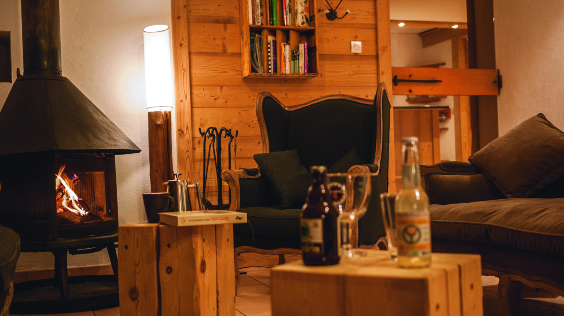 Au coin du feu dans le Vercors