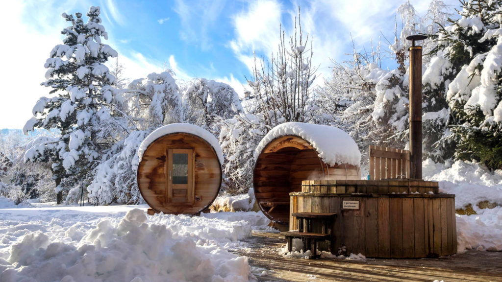 bain norvégien et sauna dans le Vercors