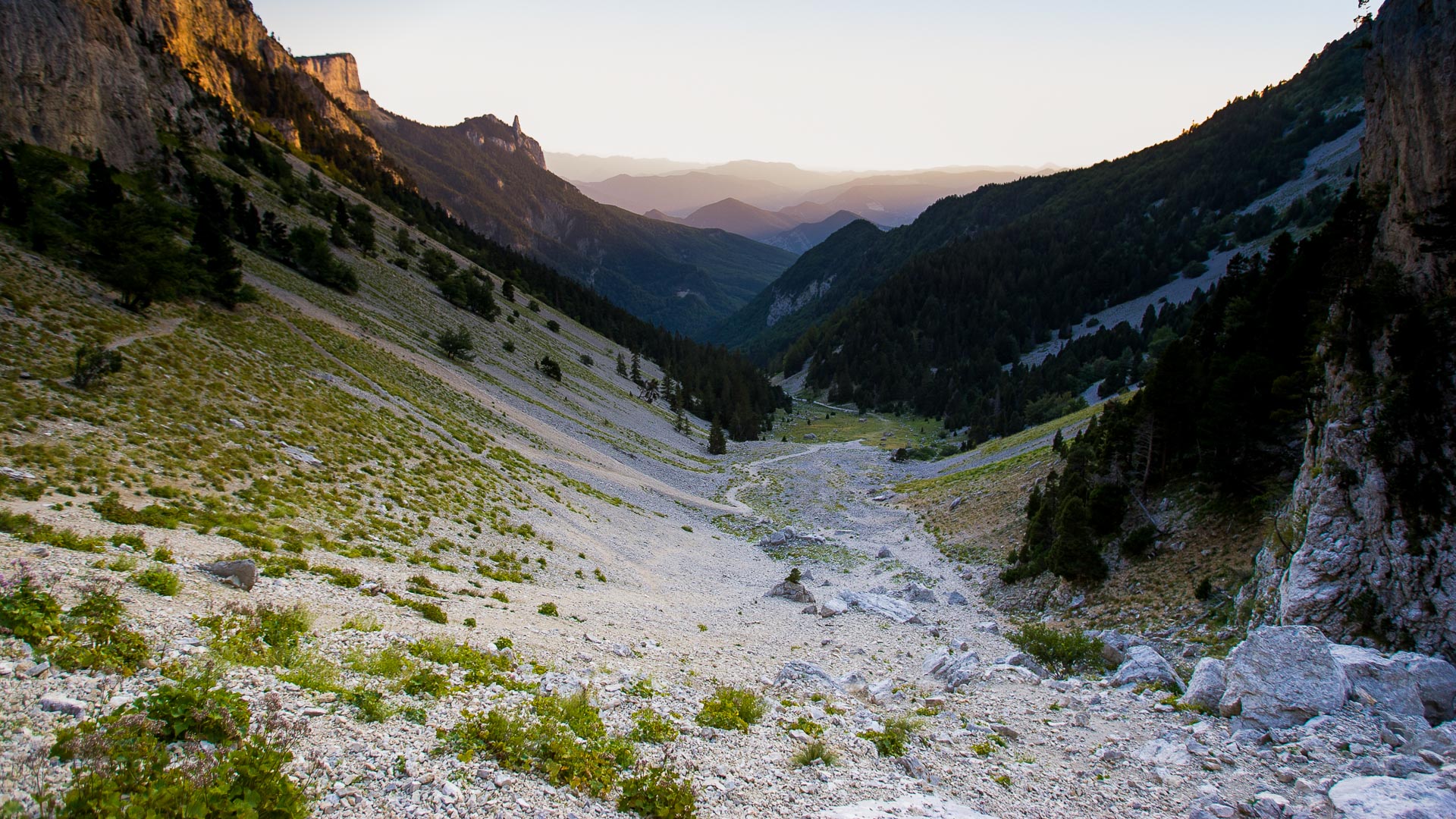 En montant au pas de Chabrinel Vercors