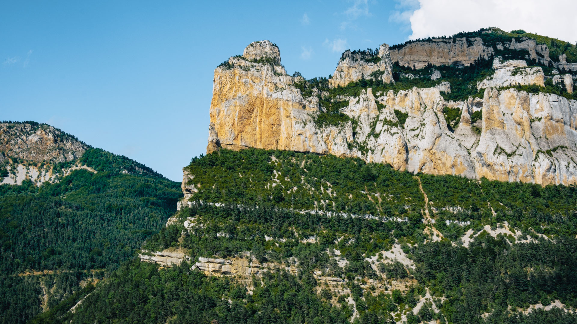 Le Rocher de Combeau dans le Vercors