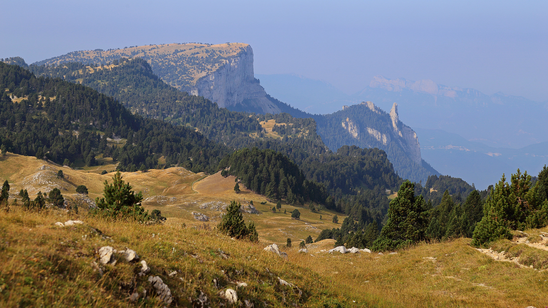 La Dent de Die depuis la Réserve Naturelle du Vercors