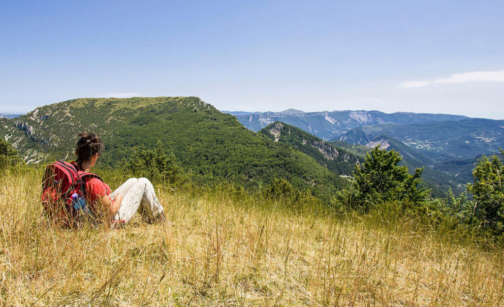 En étoile dans les montagnes du Diois, halte avec vue !