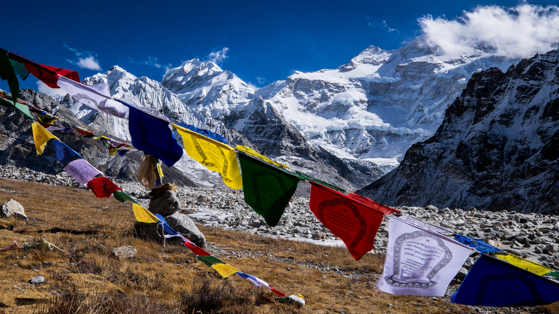 Le camp de base du Kangchenjunga