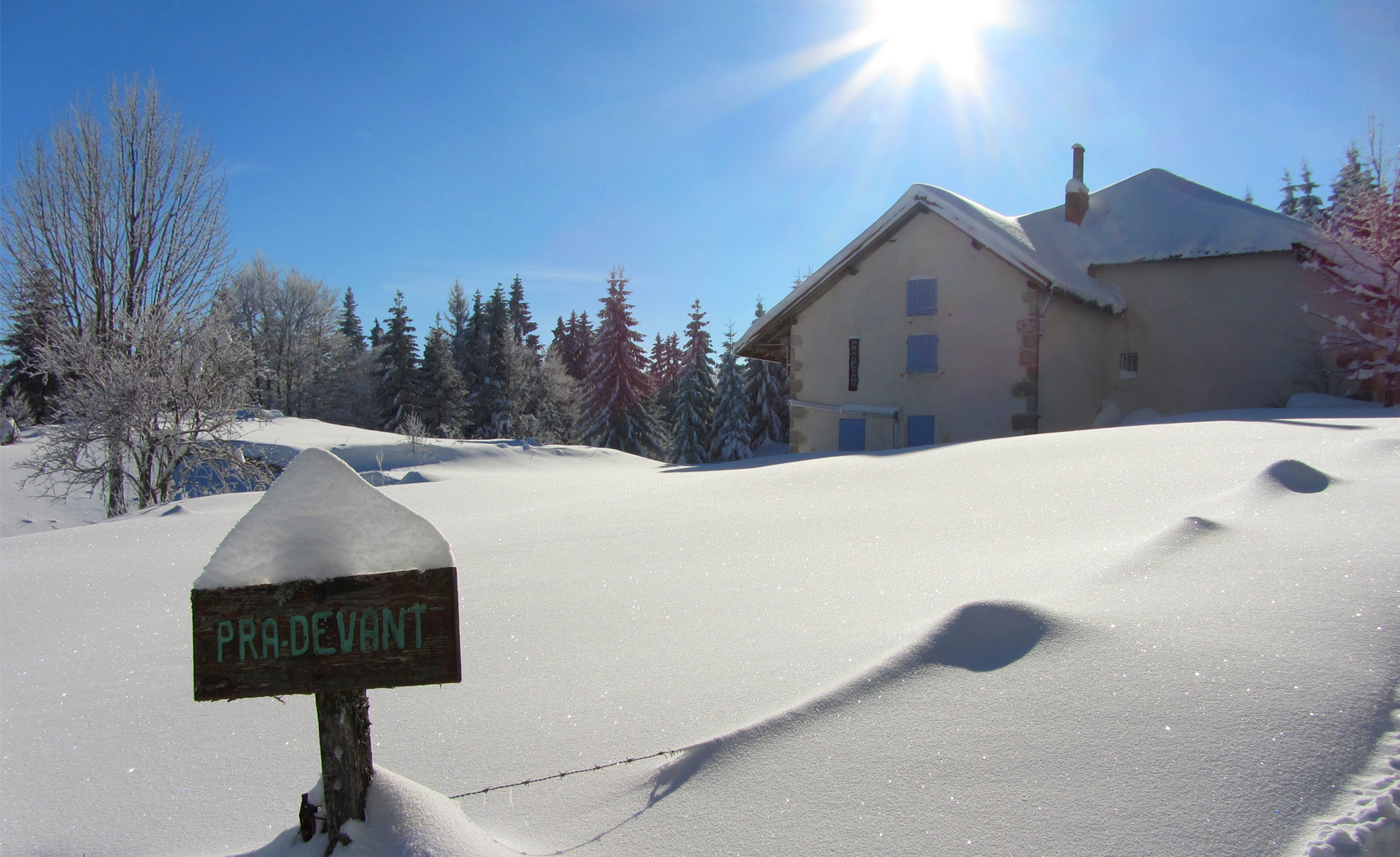 La ferme de Pra Devant dans le Jura