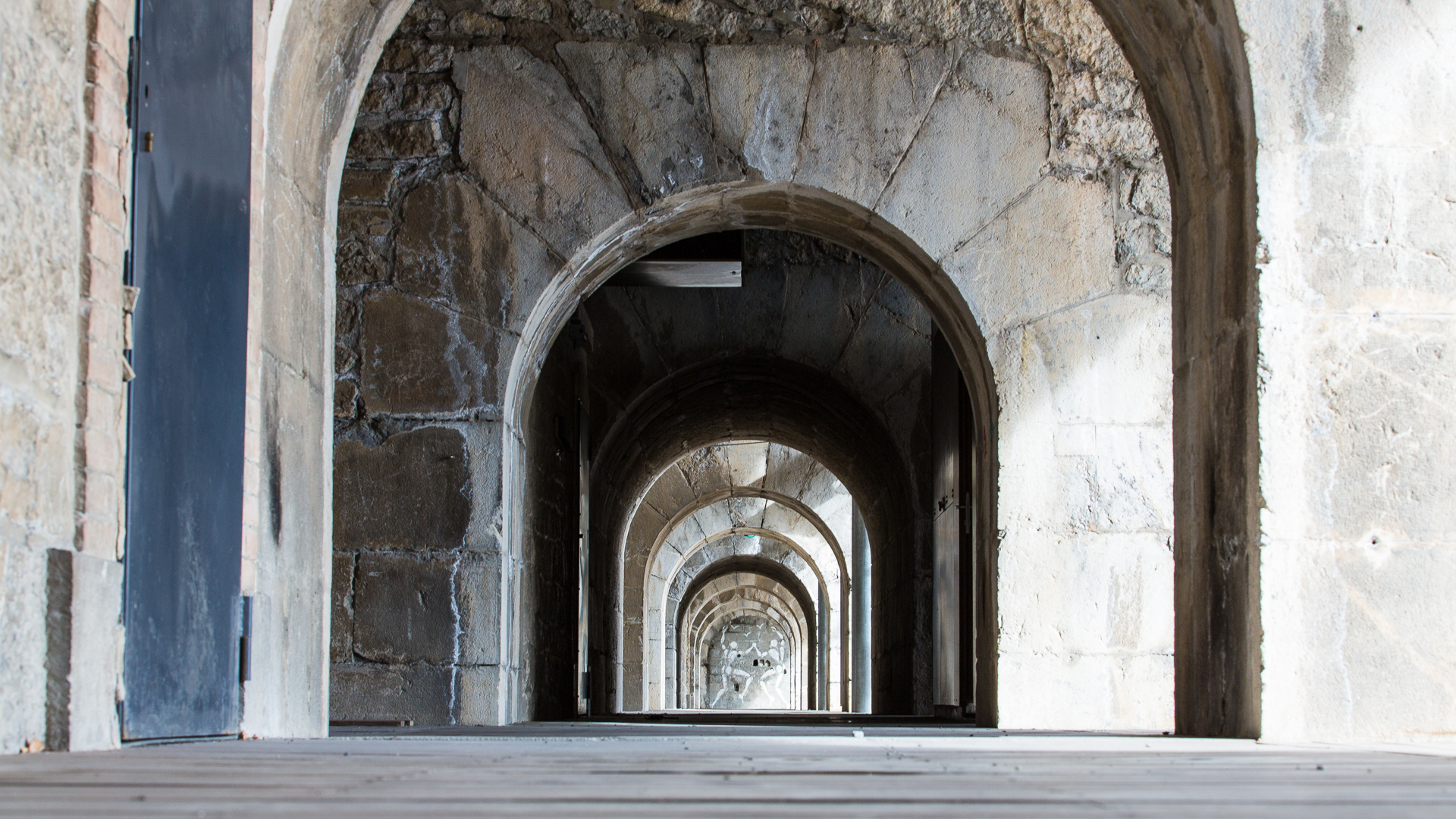Les arches de la Bastille à Grenoble