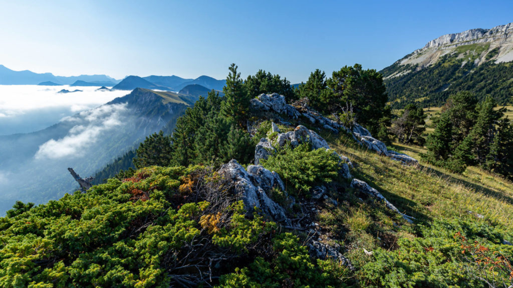 Randonnée sur les crêtes du vallon de Combeau