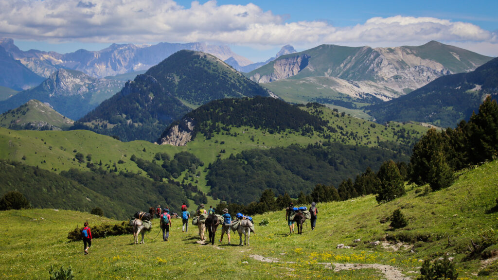 Vue depuis le vallon de Combeau