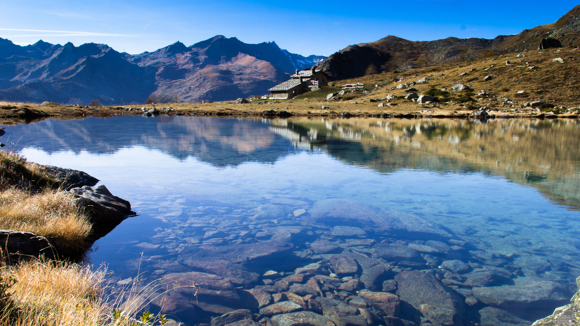 le lac Muffé dans le parc du Mont Avic