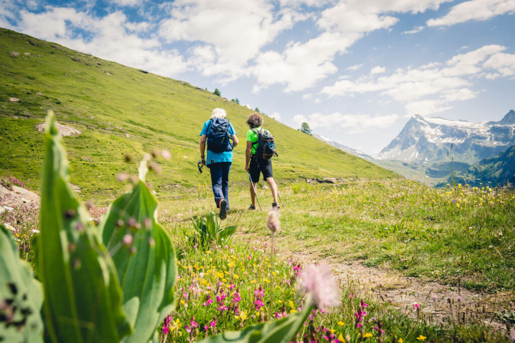 randonneurs dans le Val d'Aoste