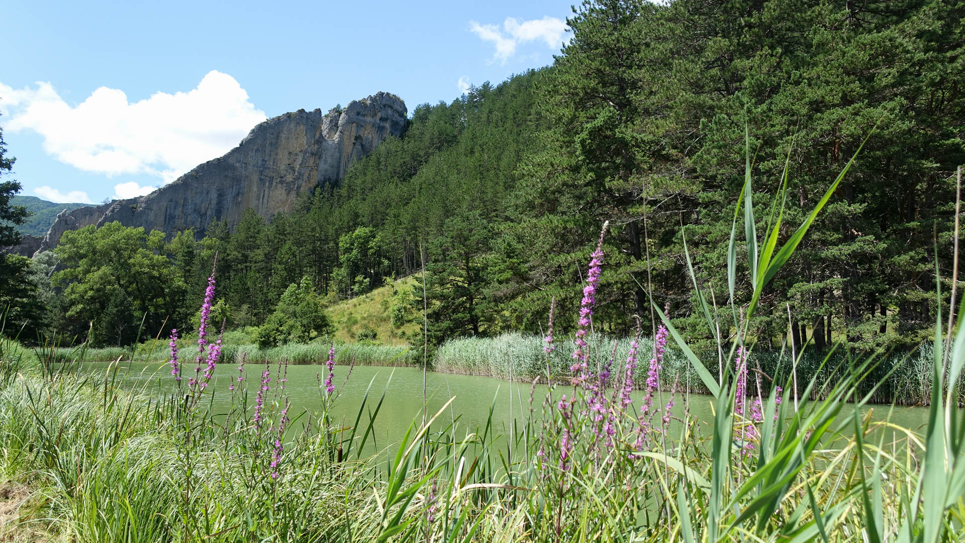 le petit lac de Beaumont en Diois