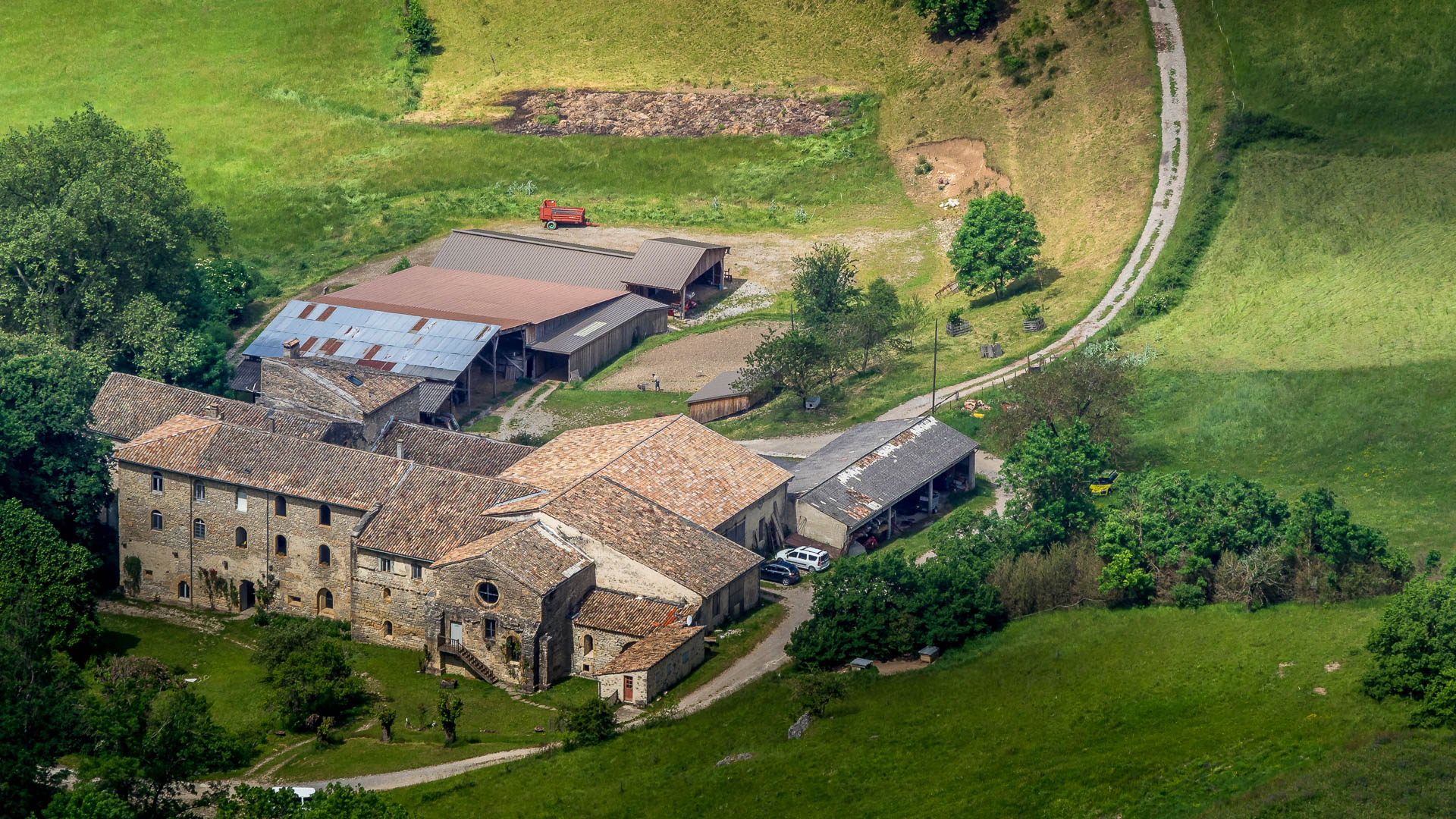 L'Abbaye de Valcroissant, gîte d'étape et ferme
