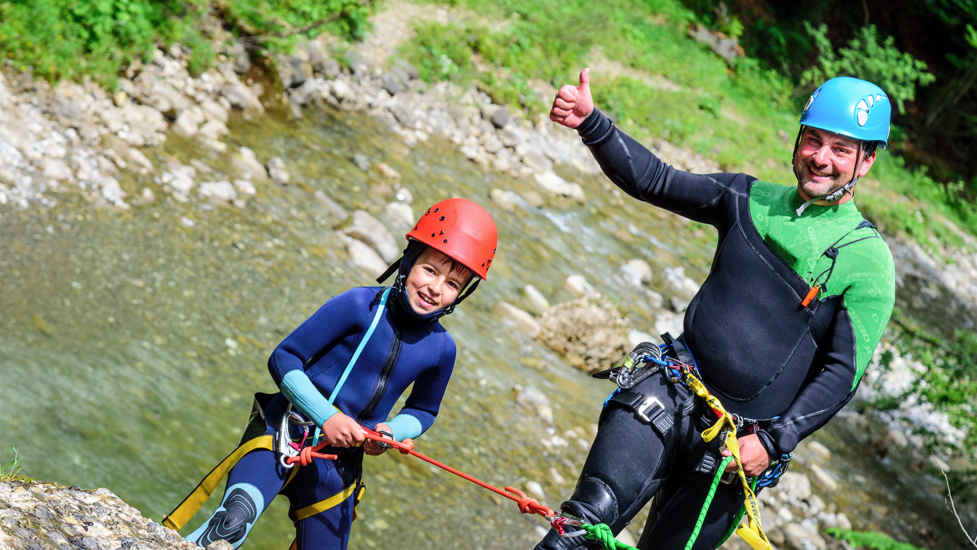 Canyoning en famille dans les Cévennes