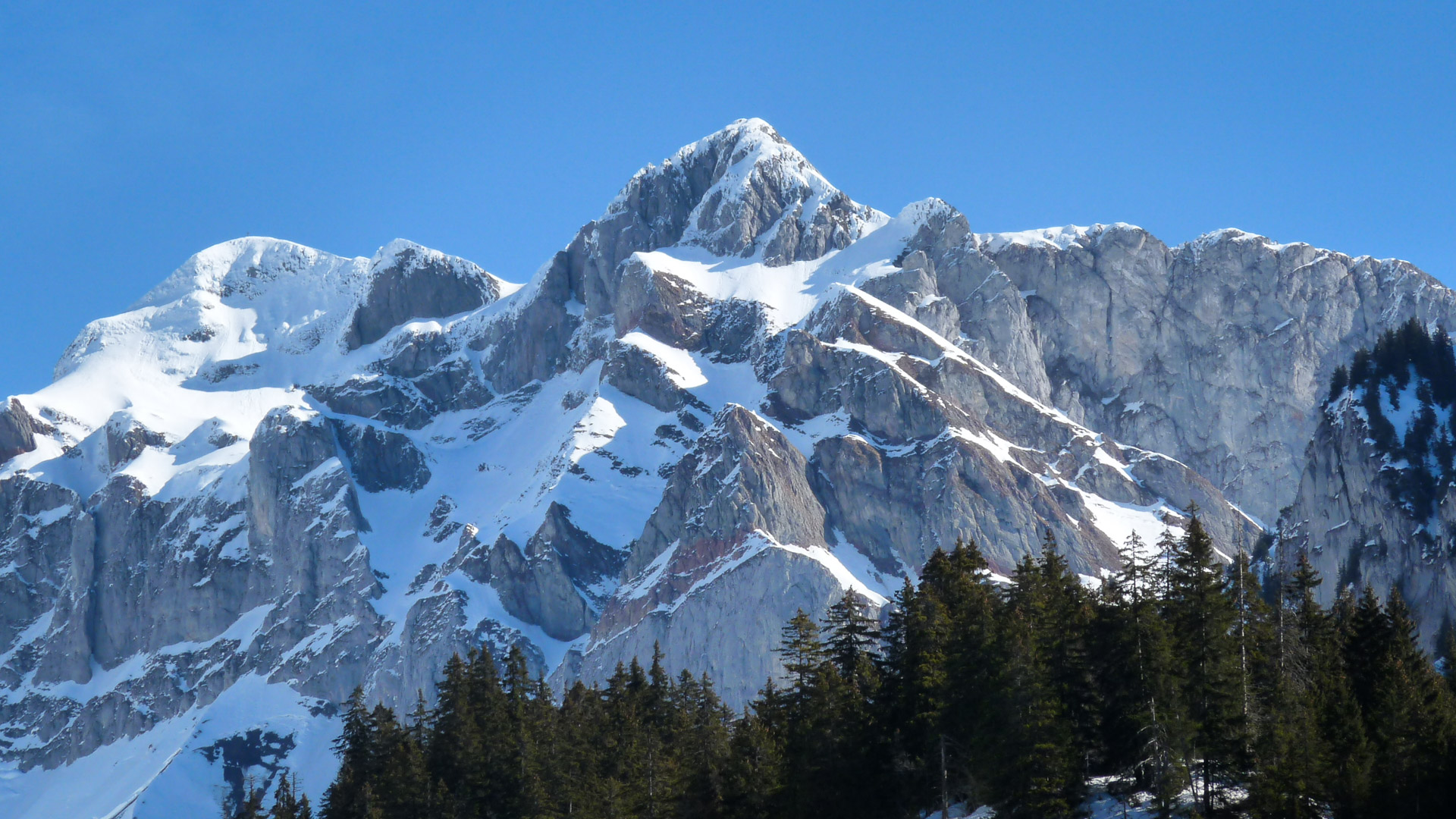 Les Cornettes de Bise dans le Chablais