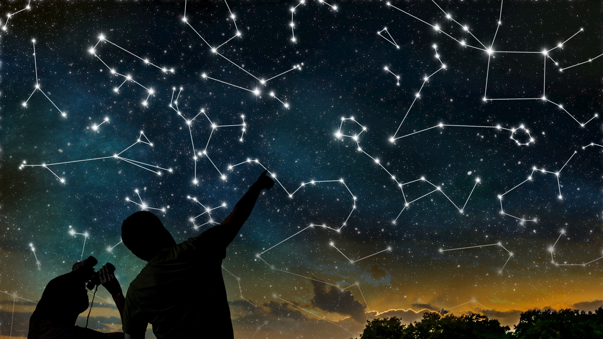 Les constellations depuis la Réserve internationale de ciel étoilé du Vercors