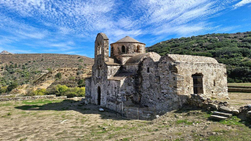 église byzantine sur l'île de Naxos