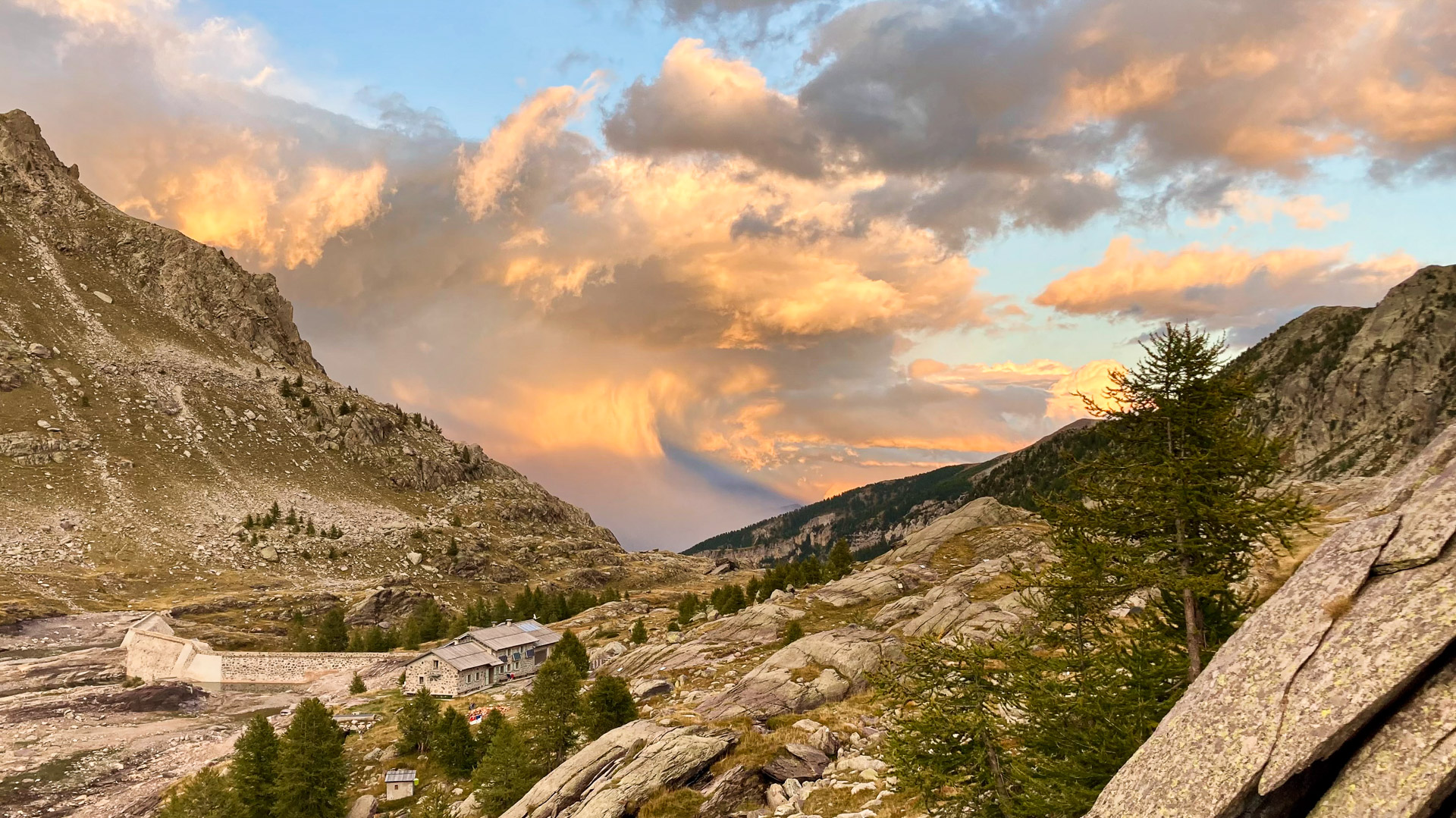 Refuge pour randonneurs dans le parc du Mercantour