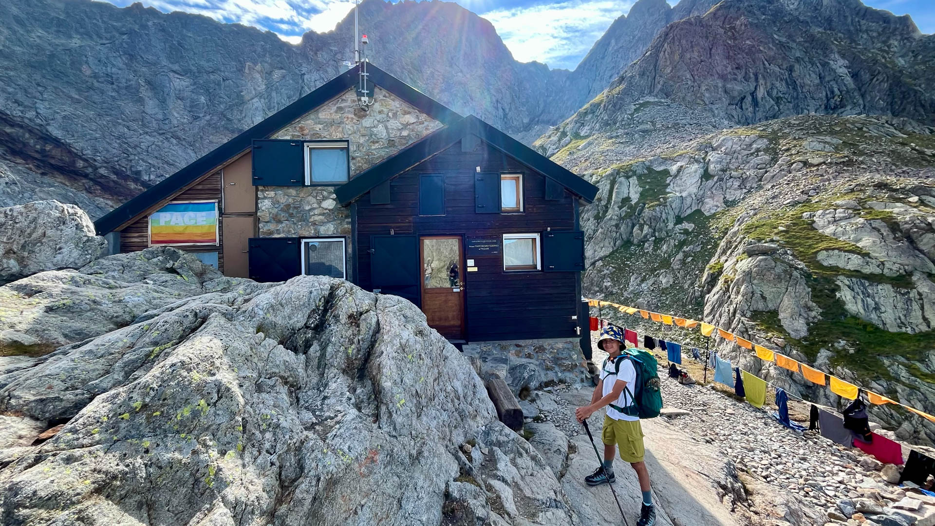 refuge de montagne sur un circuit de 7 jours de trek dans le Mercantour