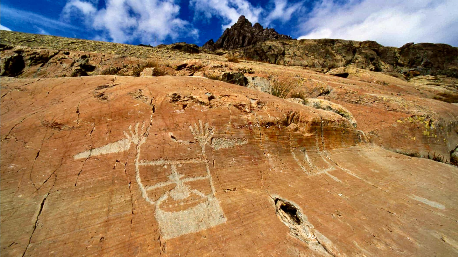 Petroglyphe de la Vallée des Merveilles dans le Mercantour