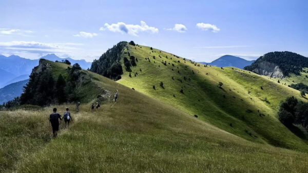 rando philo sur les crêtes du Vallon de Combeau dans le Vercors
