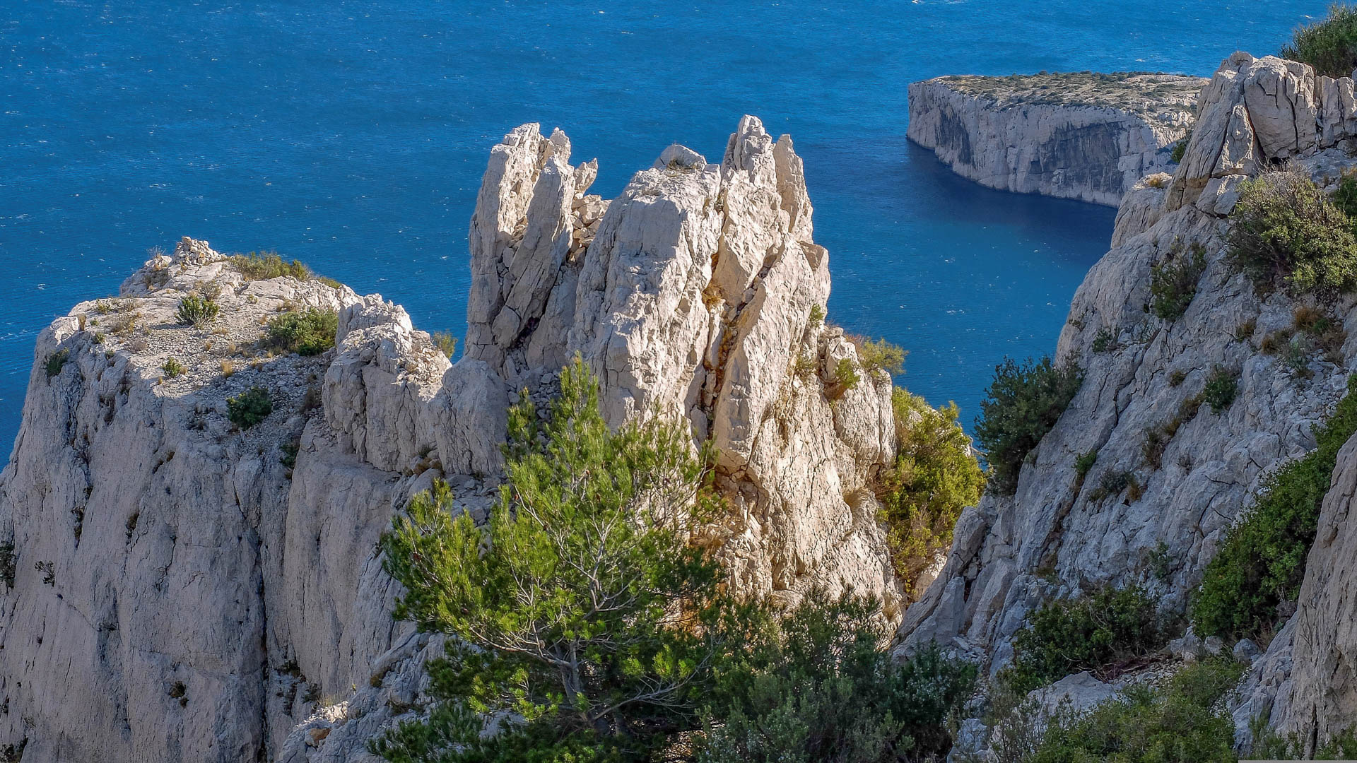 Les dentelles de calcaires dans le massif des Calanques