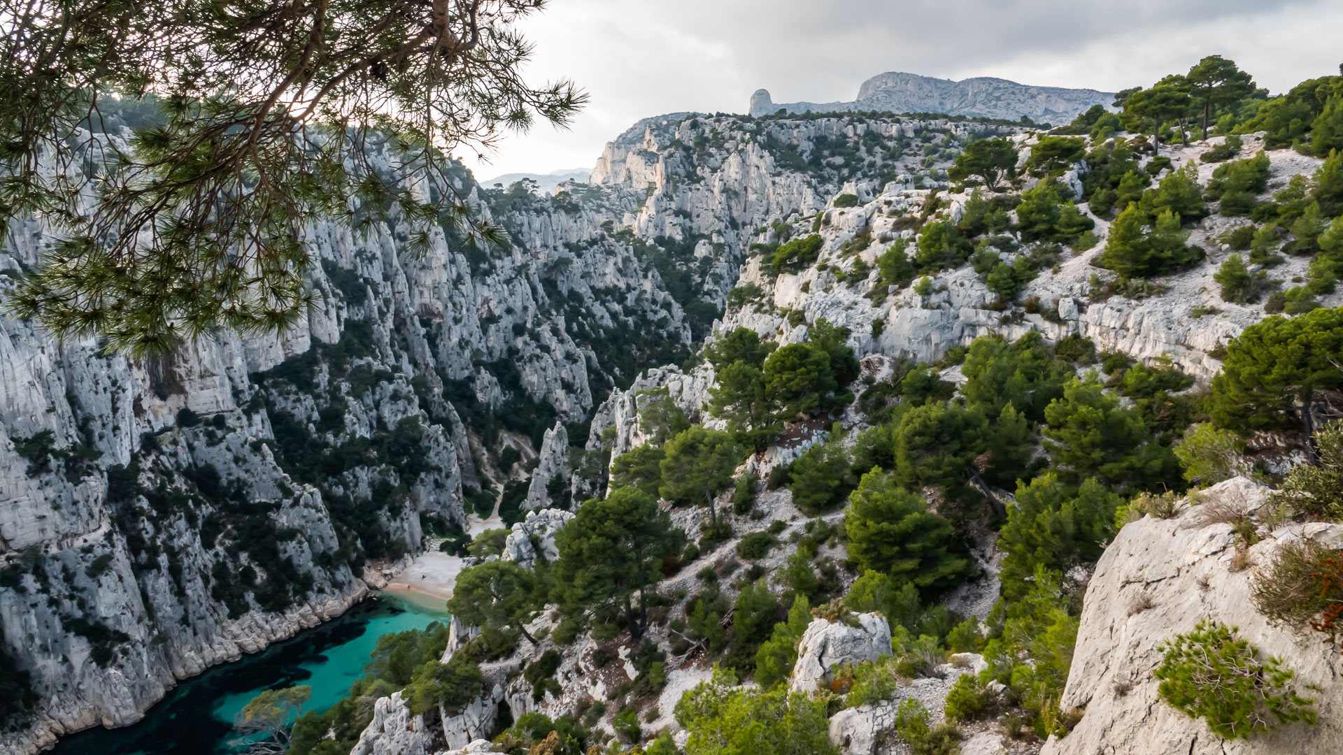 Calanque d'En-Vau en hiver