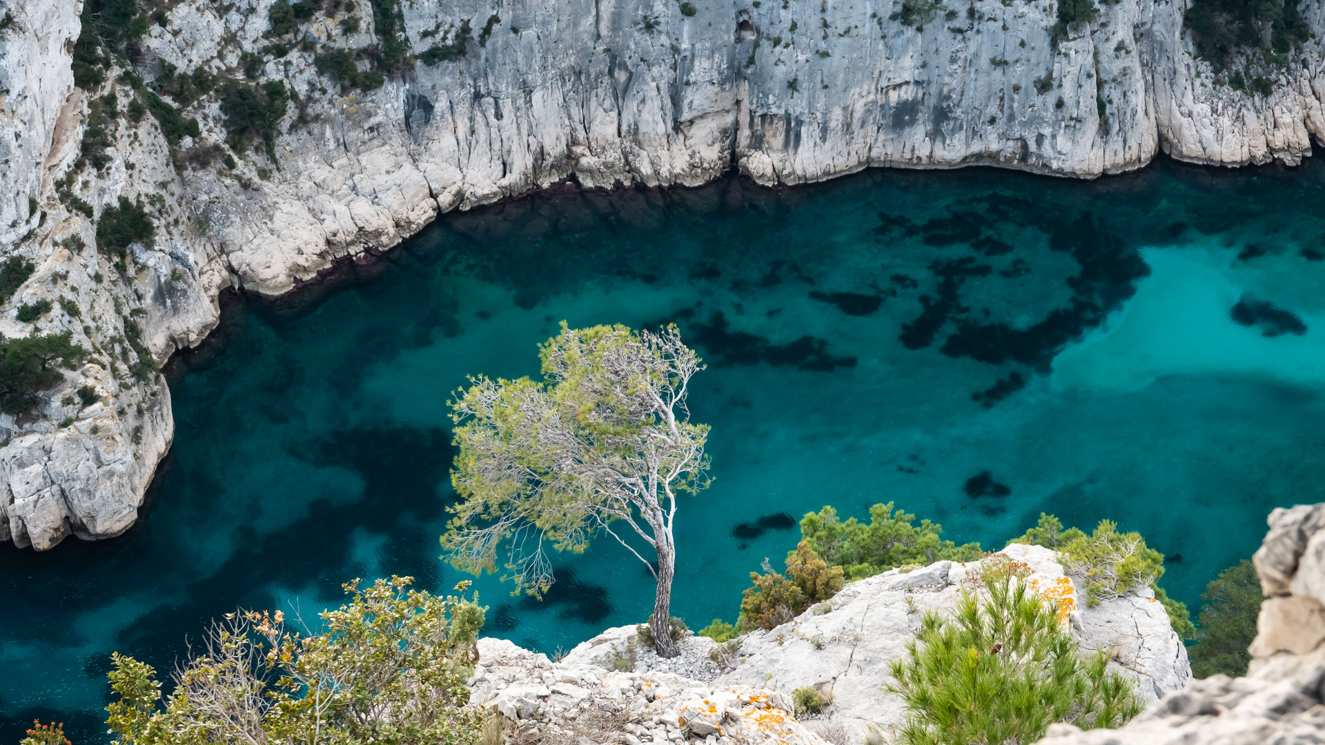 Eau turquoise dans la Calanque d'En-Vau